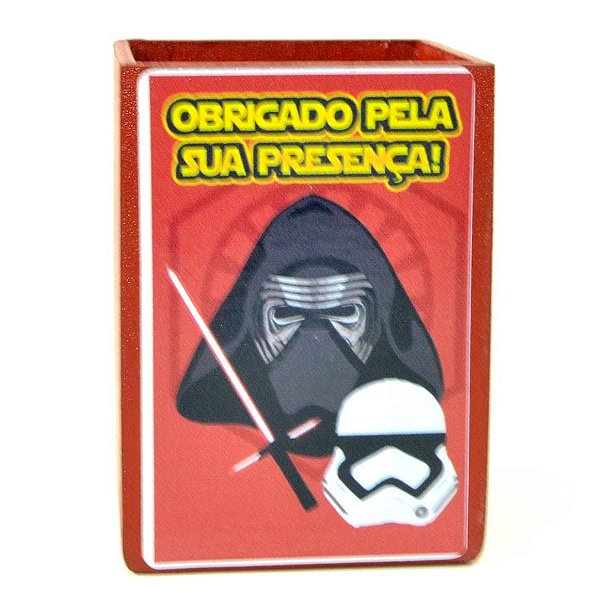 Lembrancinha - Caixa Porta-treco em MDF Star Wars