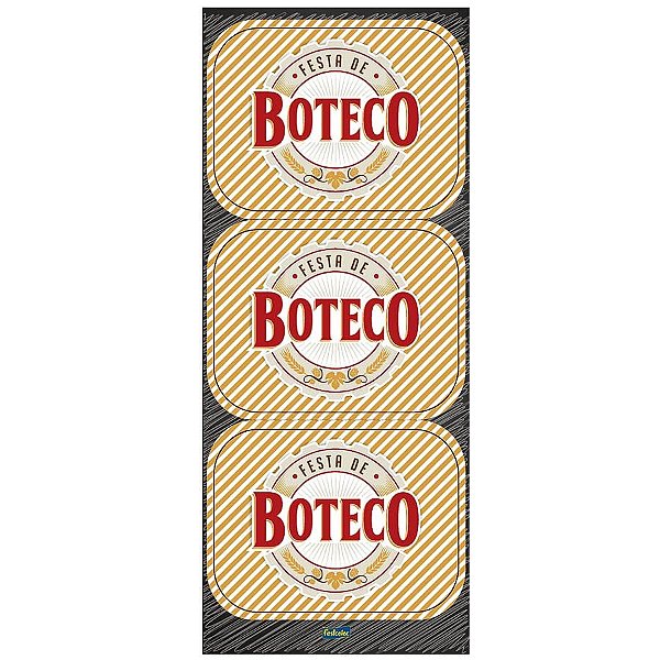 Adesivo Retangular Boteco Festcolor - 04 cartelas