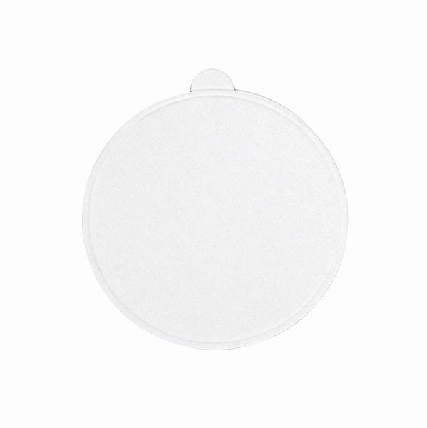 Base Laminada Redonda Branco Fosco 08cm 20 Un