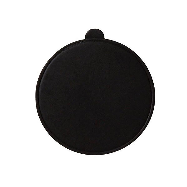 Base Laminada Redonda Preto Fosco 10cm 20 Un