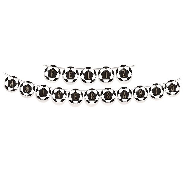Futebol - Faixa Feliz Aniversário