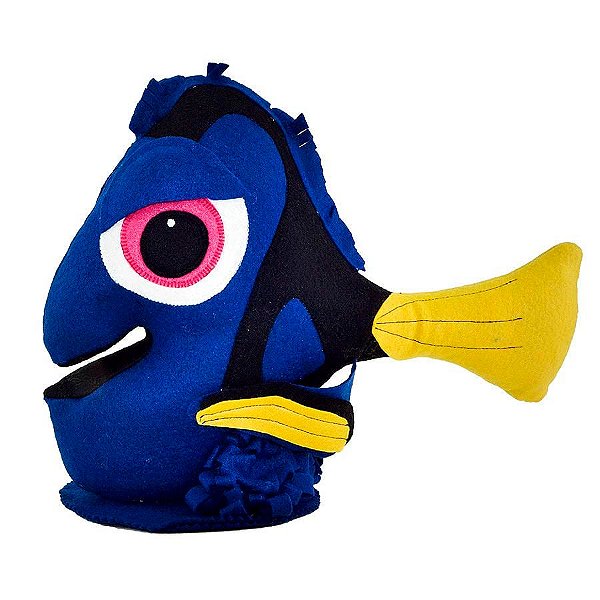 Decoração em Feltro - Peixinha Azul - 30cm