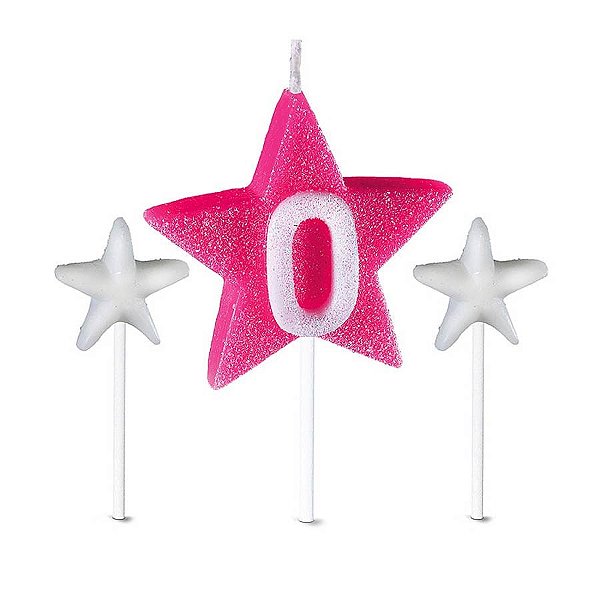 Vela Star Rosa nº 0 - 03 Un