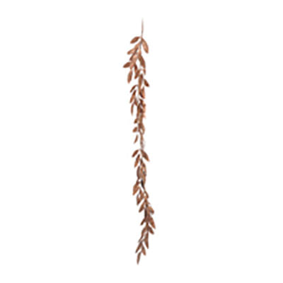 Galhos Longos - Folhas com Glitter (150cm) Marrom