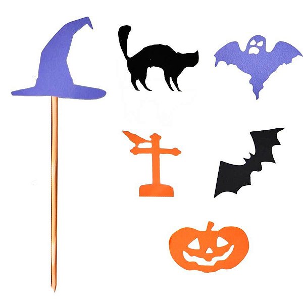 Enfeite Decorativo no Palito Halloween M - 05 Un