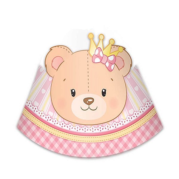 Chapéu Baby Ursinha Menina - 08 Un
