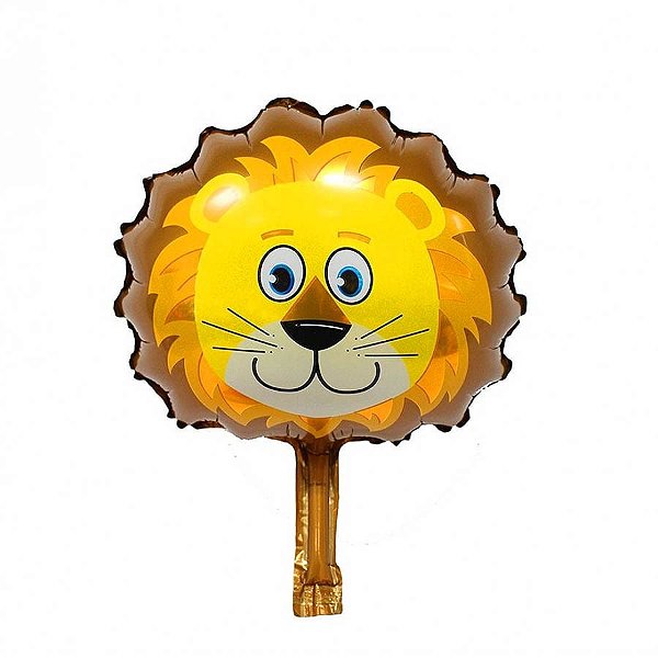 Balão Metalizado Mini Shape 20cm - Leão