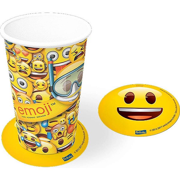 Bolacha Porta Copos Emoji - 08 Un