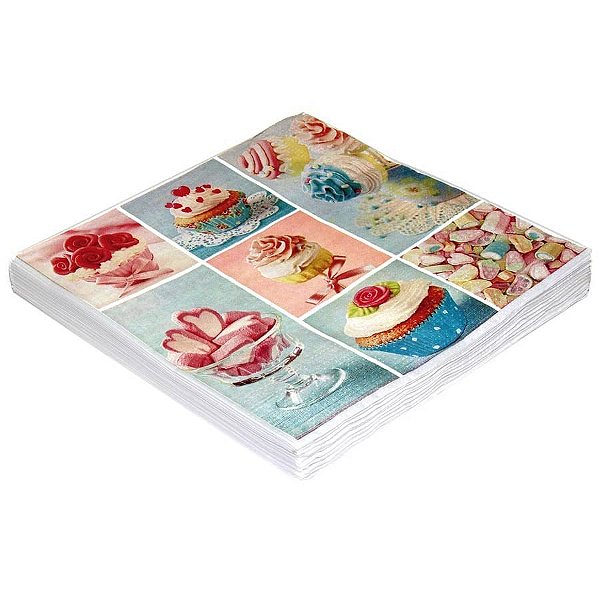 Guardanapo Estampado 32cm GE33015 - 20 Un