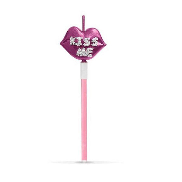 Vela Kiss Me Lilás