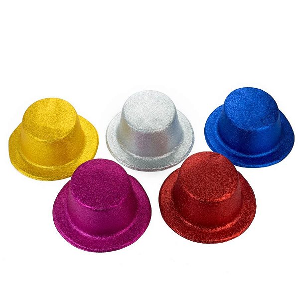 Chapéu Glitter em Cores Diversas