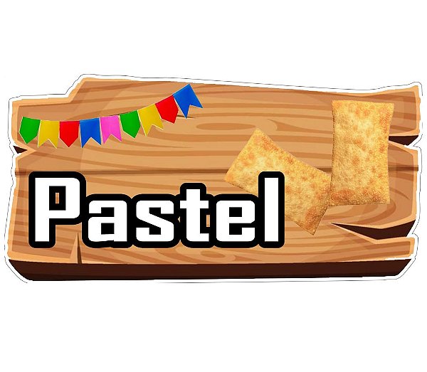 Arraiá Junino - Placa de Sinalização Pastel