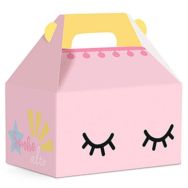 Festa Chuva de Amor - Caixa Maleta Kids M Rosa 10 Un