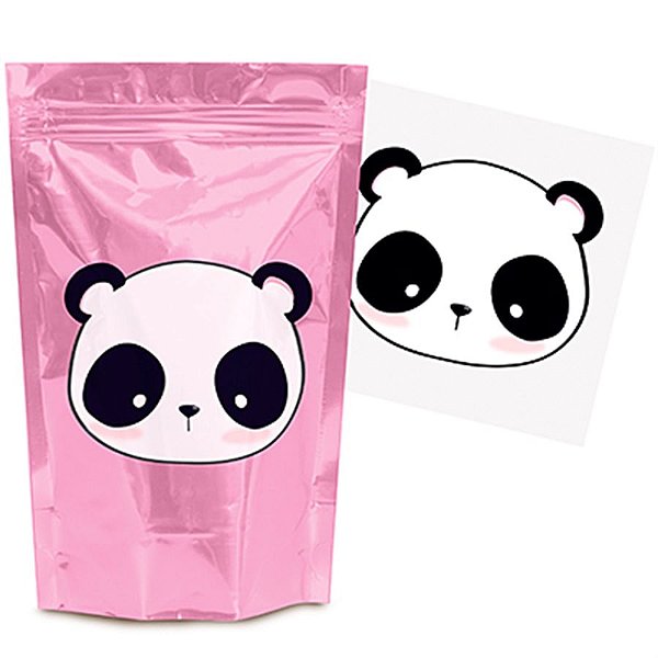 Festa Panda - Kit Sacolinha com Transfer 08 Un