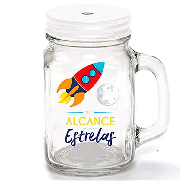 Festa Astronauta - Transfer para Superfície (15x20cm) 02 Cartelas