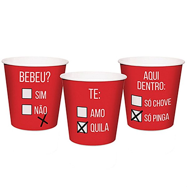 Churrasco - Copo Shot 50ml Sortido 08 Un