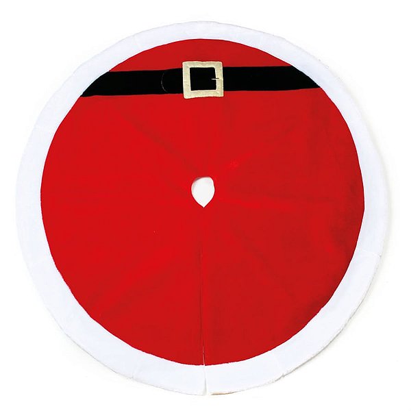 Saia Roupa Noel Vermelho 50 cm