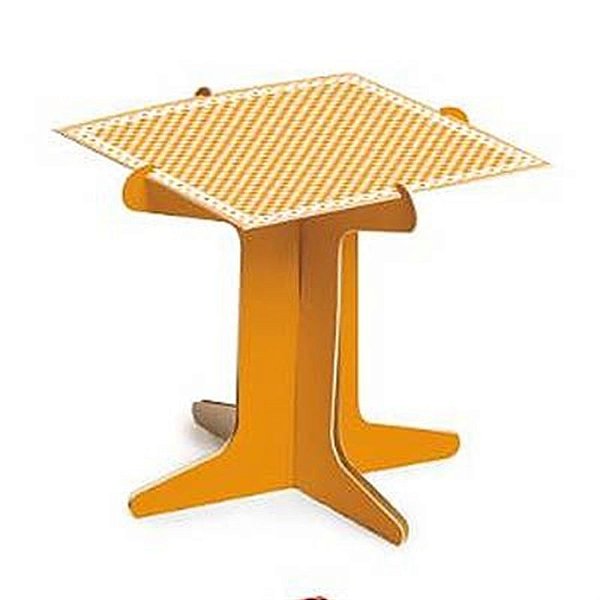 Suporte para Mini Doce Cupcake Laranja 9,5x9,5