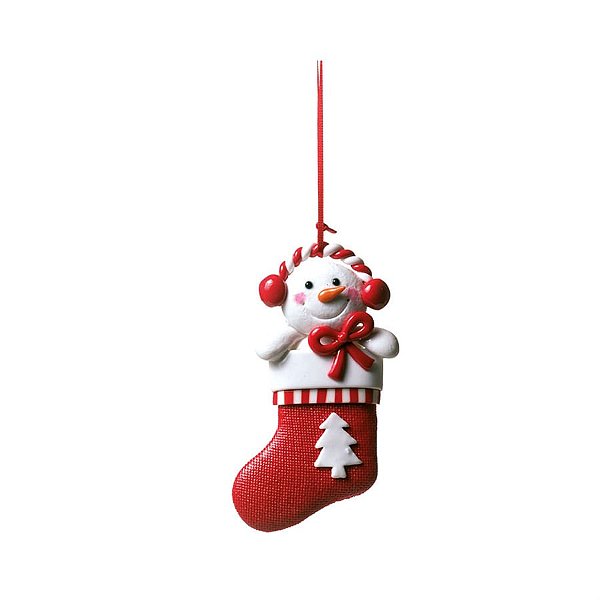 Enfeite para Pendurar - Boneco Neve em Bota (Sweet Sugar) - 3 Un
