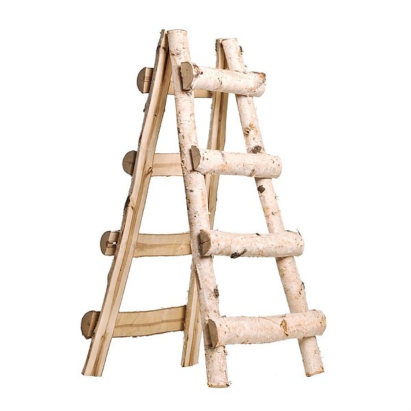 Escada Decorativa Chaléa Marrom Tamanho M