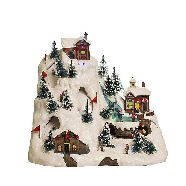 EsTaçao Esqui Bivolt Colorido (Cenários com Movimento)