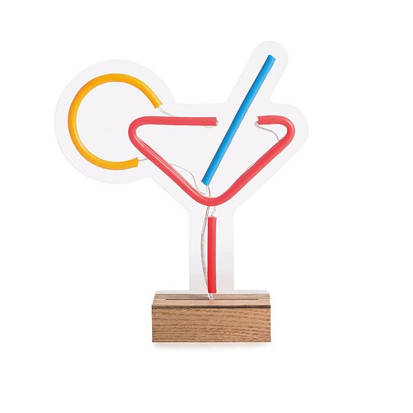 Luminoso Drink com 1 Led Azul e Vermelho 2 AA