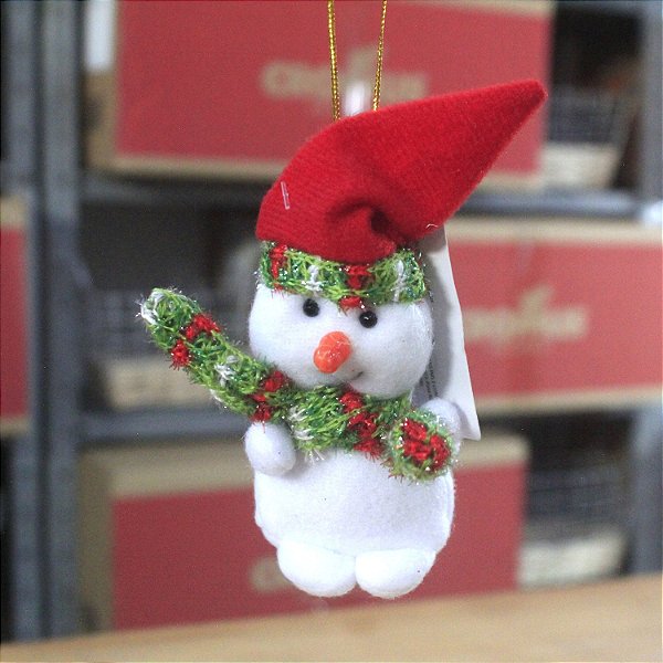 Boneco de Natal para Pendurar Colorido - 1 Un