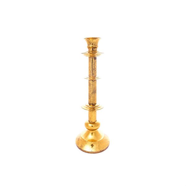 Porta Vela em Resina Ouro Tamanho G