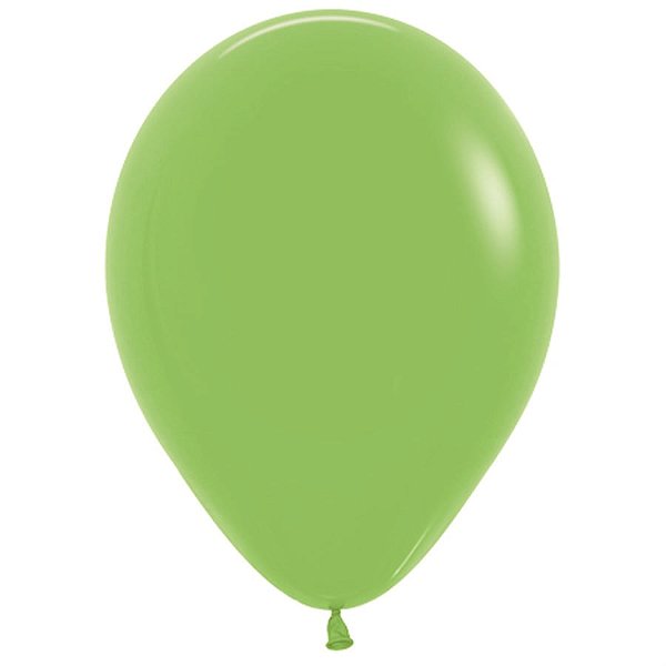 Balão Látex Fashion Verde Lima 5" / 13cm - 50 Un