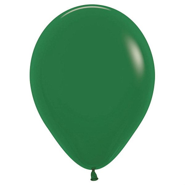 Balão Látex Fashion Verde Selva 5" / 13cm - 50 Un