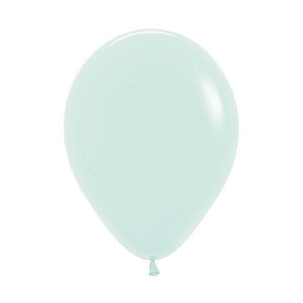 Balão Látex Pastel Mate Verde 12" / 30cm - 50 Un