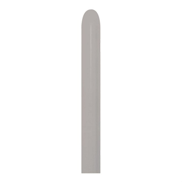 Balão Látex Twist Fashion Cinza 260'' / 5x150cm - 50 Un