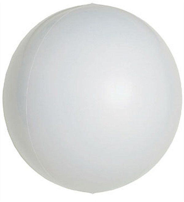 Balão Clear Esfera Branco 20'' / 50cm