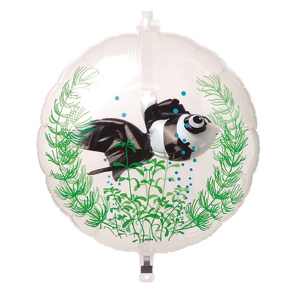 Balão Clear Aquário Peixe Panda 20'' / 50cm