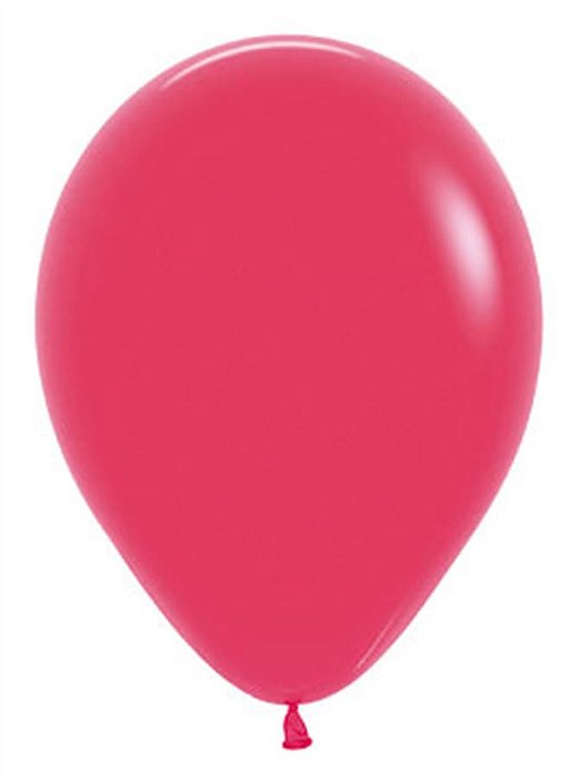 Balão Látex Fashion Framboesa 12" / 30cm - 50 Un