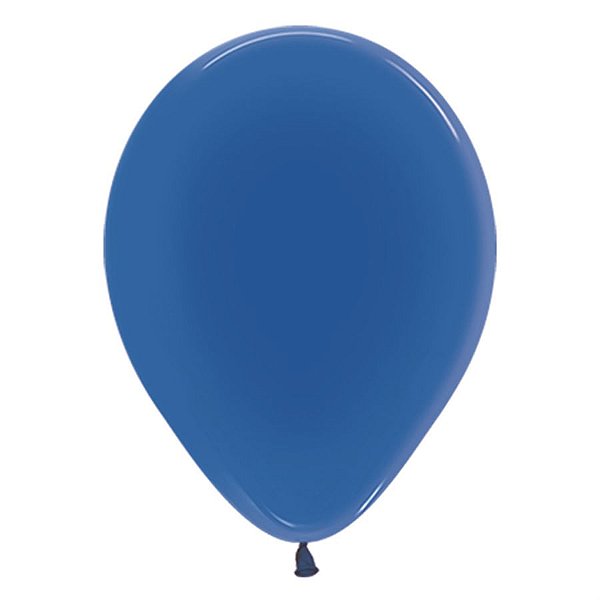 Balão Látex Cristal Azul 5" / 13cm - 50 Un