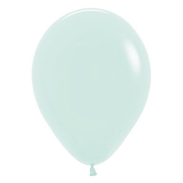 Balão Látex Pastel Mate Verde 15" / 23cm - 25 Un