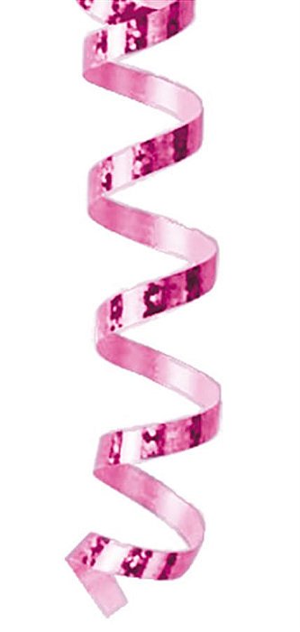 Acessório Fitilho para Balão Holográfico Pink 11mm x 450m