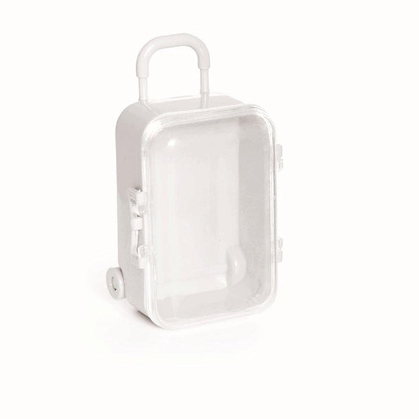 Mini Maletinha Retângularbranco - 8 Un