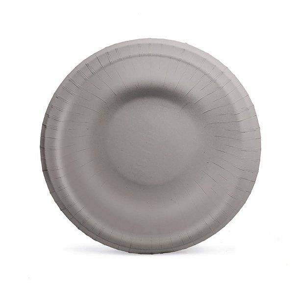 Prato Petisqueira Laminado Prata 18 cm - 8 Un