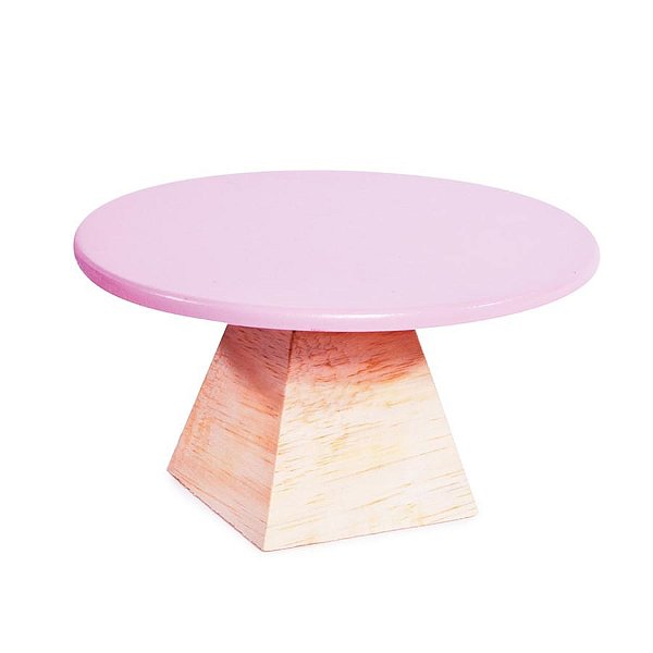 Boleira Triangulo Rosa Grande 25x25x13