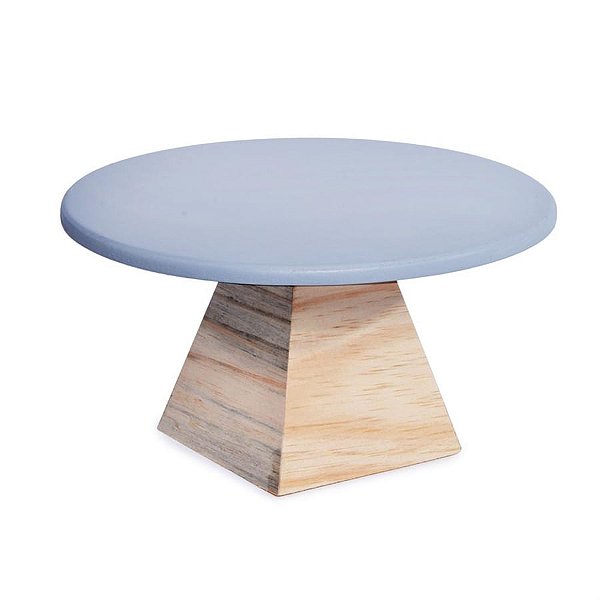 Boleira Triangulo Cinza Grande 25x25x13