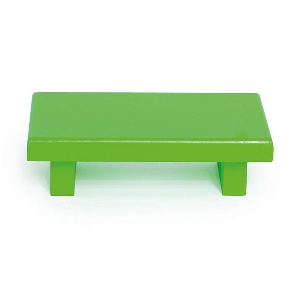 Mini Bandeja Retângular Verde Neon 16x10x4