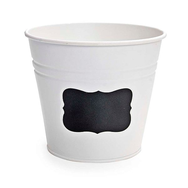 Cachepot Branco Médio - 1 Unidade