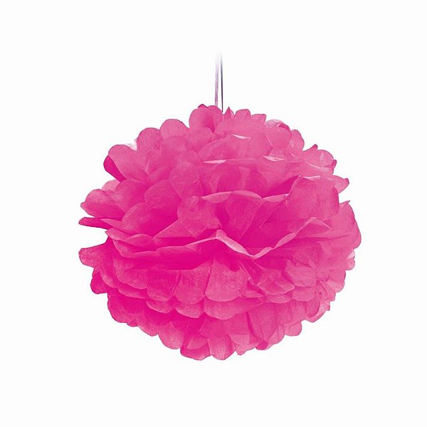 Pompom Pink 30 cm - 2 Peças