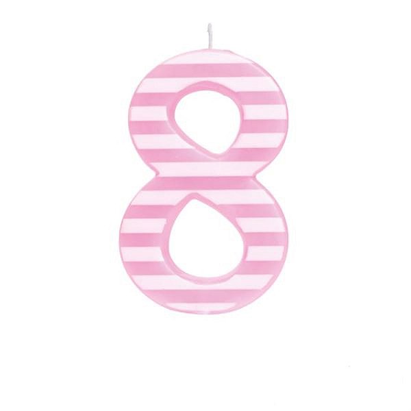 Cromus - Vela Grande n° 8 Listra Rosa Branca - 1 unidade