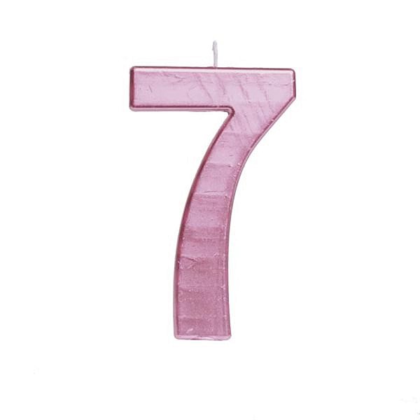 Cromus - Vela Grande n° 7 Metalizado Rosa - 1 unidade
