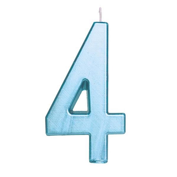 Cromus - Vela Grande n° 4 Metalizado Azul - 1 unidade