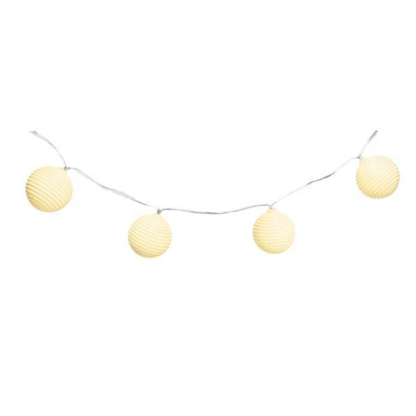 Varalzinho de Led Bola Amarelo Claro