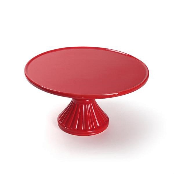 Bailarina Redonda Liso Vermelho Grande 25x25x13 - 2 Un